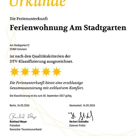 Am Stadtgarten Simmern Kültér fotó